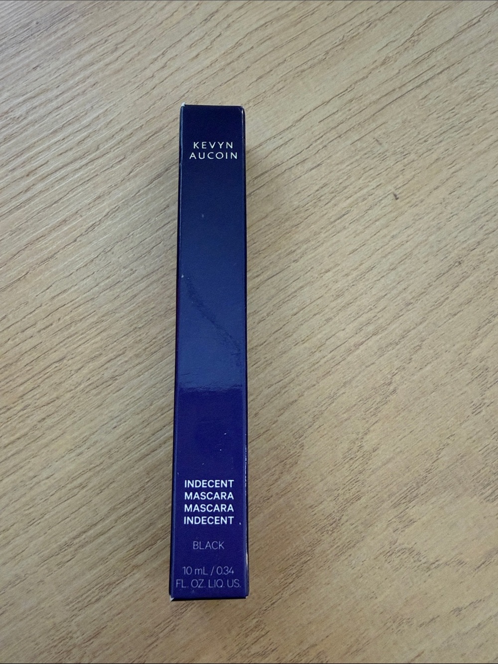 Mascara Box on Table